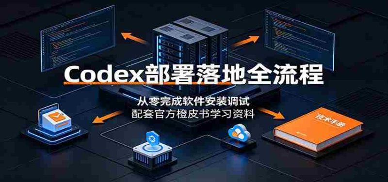 Codex部署落地全流程:从零完成软件安装调试,配套官方橙皮书学习资料-优光资源网