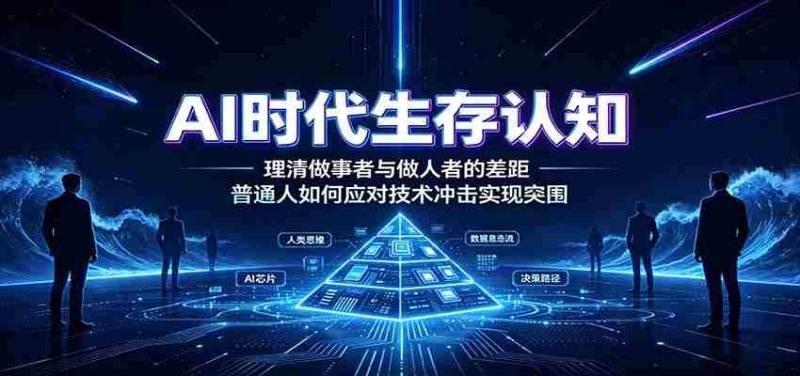 AI时代生存认知:理清做事者与做人者的差距,普通人如何应对技术冲击实现突围-优光资源网