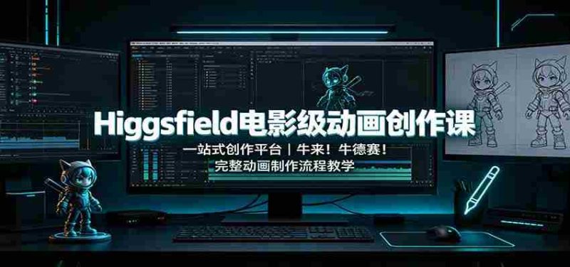 Higgsfield电影级动画创作课:一站式创作平台,牛来!牛德赛!完整动画制作流程教学-优光资源网