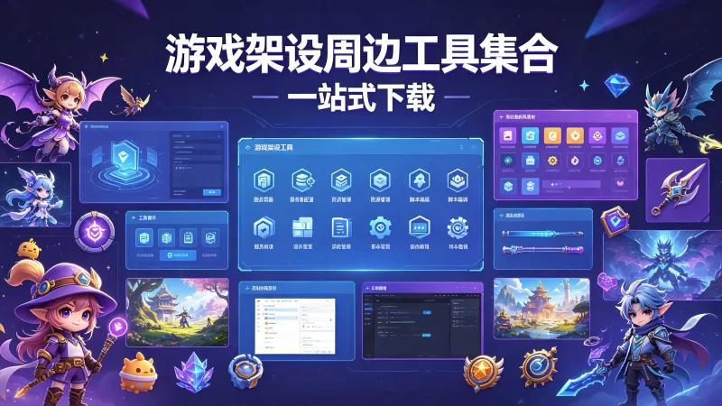 游戏架设周边工具集合（一站式下载）-优光资源网