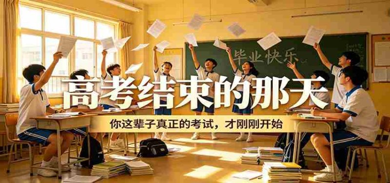 公众号付费文章《高考结束的那天，你这辈子真正的考试，才刚刚开始》-优光资源网