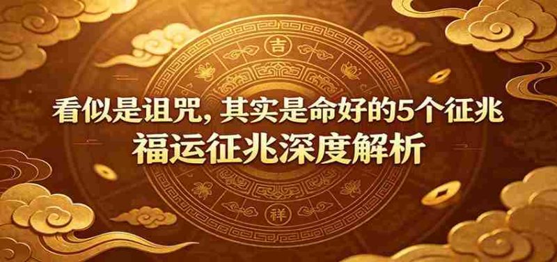 付费文章:《看似是诅咒,其实是命好的5个征兆》福运征兆深度解析-优光资源网