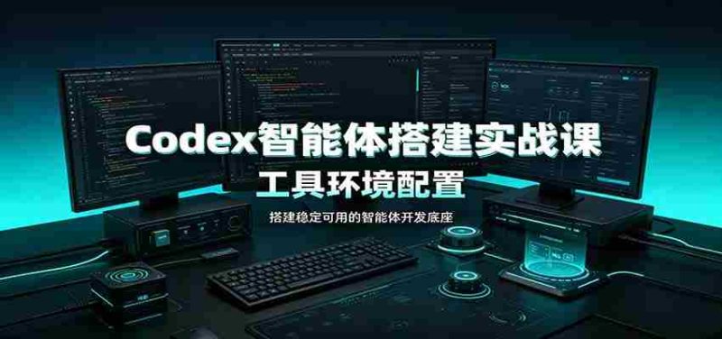 Codex智能体搭建实战课：工具环境配置，自定义技能开发，多业务自动化教学-优光资源网