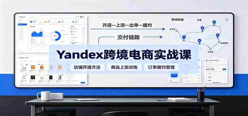 yandex跨境电商实战课：平台入门、开店、物流、选品上架与定价全流程-优光资源网
