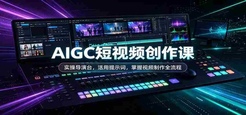 短视频制作秘籍：导演实操课堂，巧妙运用关键词，解锁视频制作全链条-优光资源网
