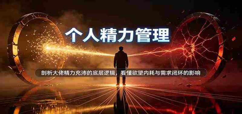 揭秘成功人士高效能量运用秘诀：揭秘内耗欲望与需求循环的关键作用-优光资源网